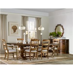 Hooker Furniture Archivist Formal Dining Room Group